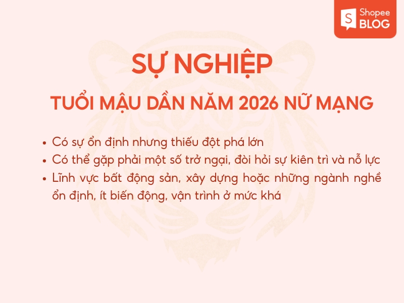 Tử vi 1998 nữ mạng về công việc