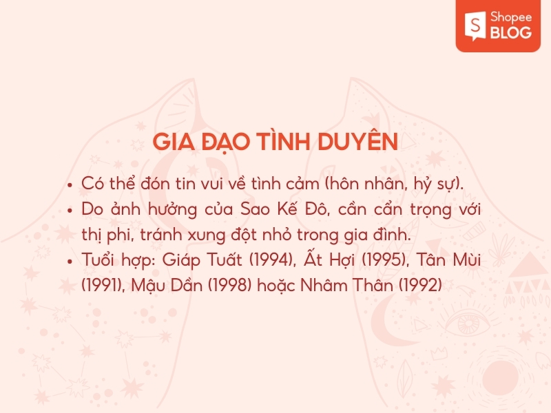 Tử vi tuổi Kỷ Mão năm 2026 nữ mạng về gia đạo, tình duyên