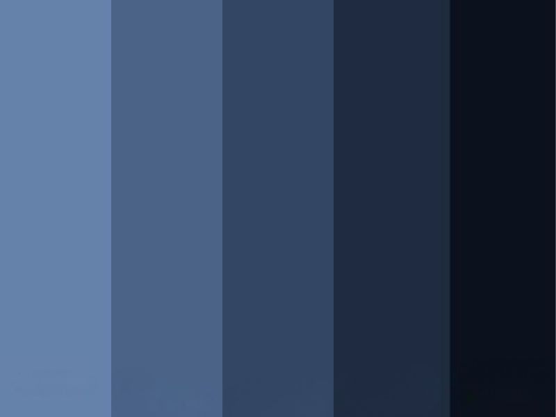 Các kiểu màu xanh than