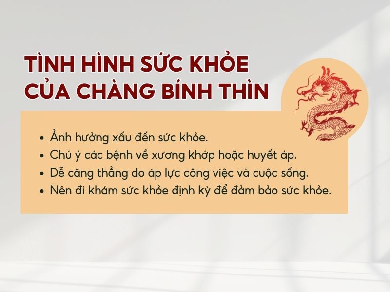 Tuổi Bính Thìn nam mạng 1976 chú ý đến sức khỏe trong năm 2026