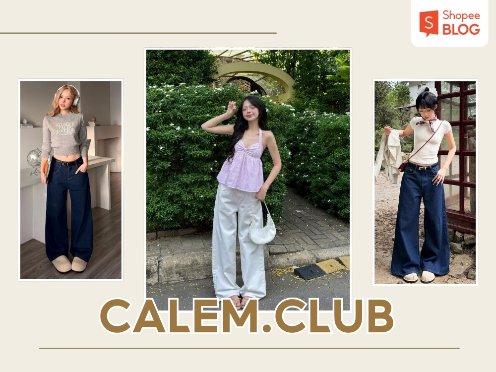 CALEM.CLUB shop bán quần ống suông nữ