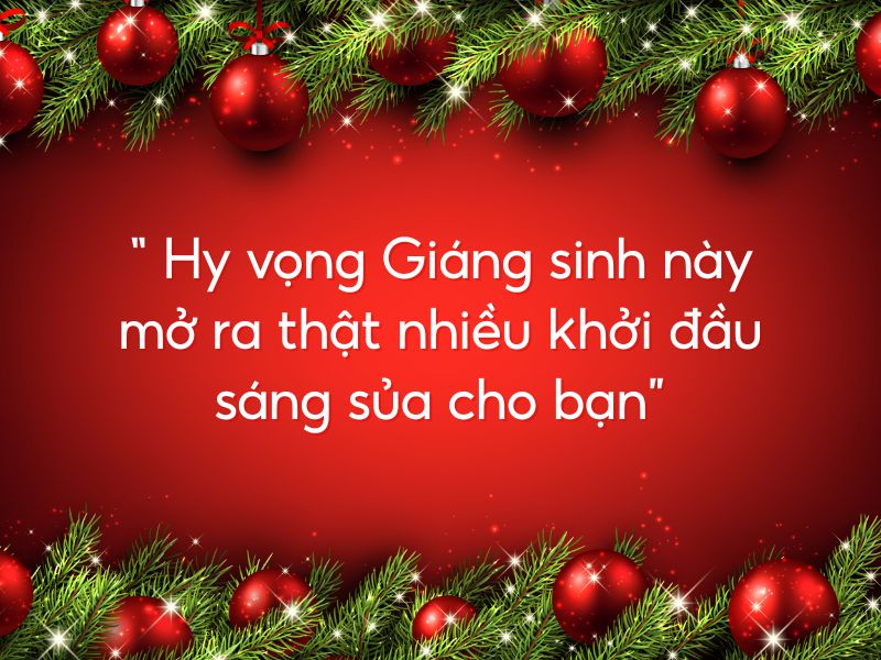 chúc giáng sinh ngắn gọn cho bạn bè