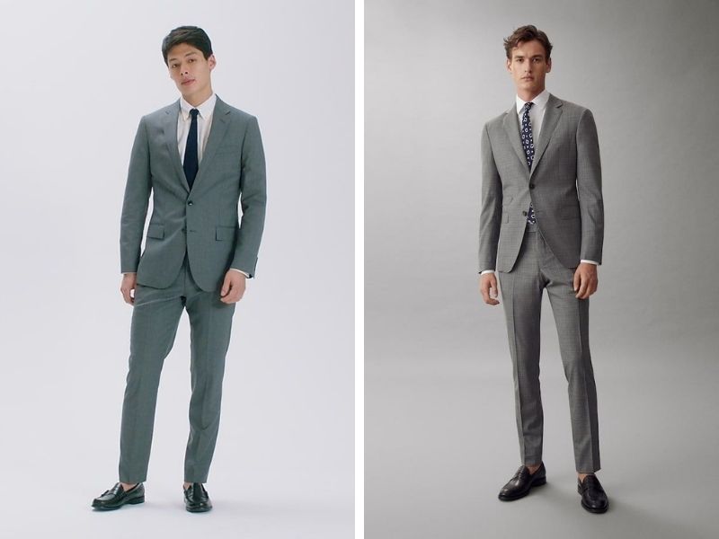 Suit nam phối cùng giày Monk Strap