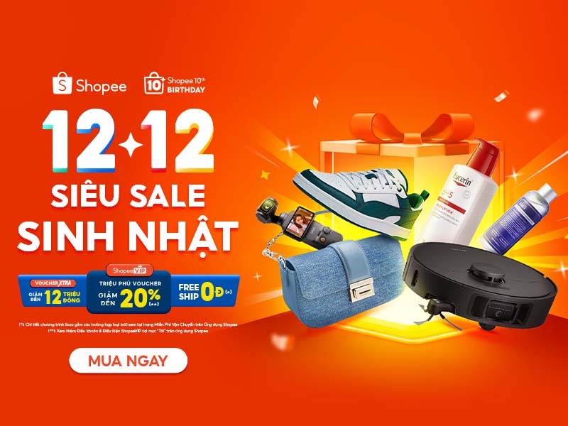 12.12 Siêu Sale Sinh Nhật
