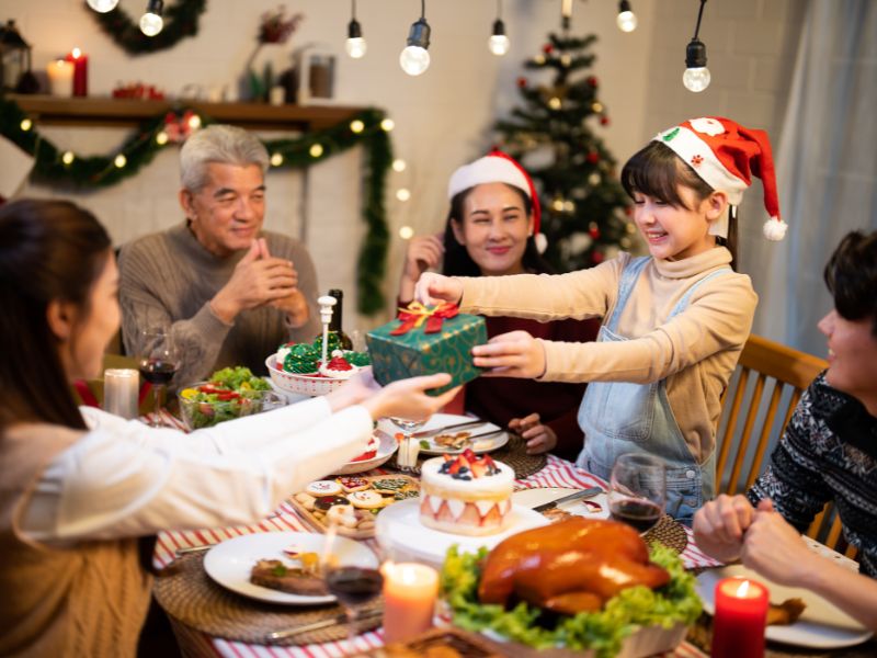 đón giáng sinh với gia đình