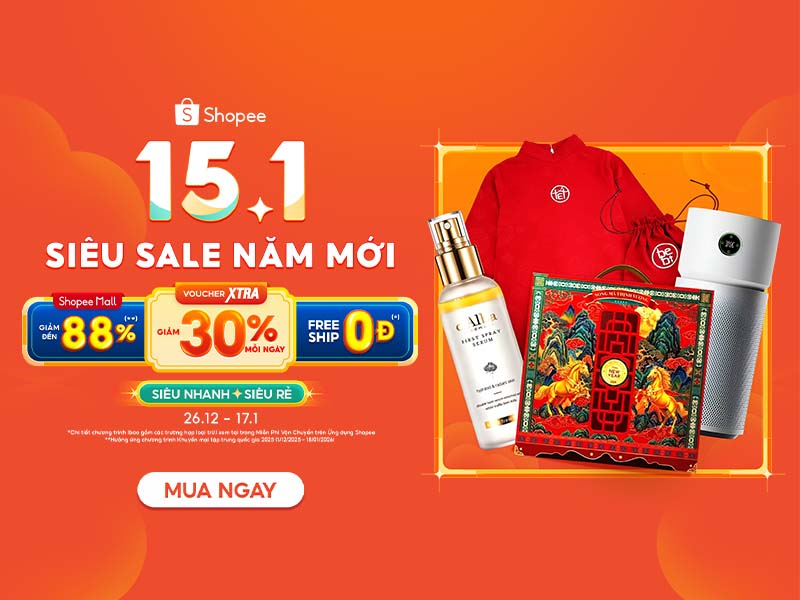 15.1 Siêu Sale Năm Mới