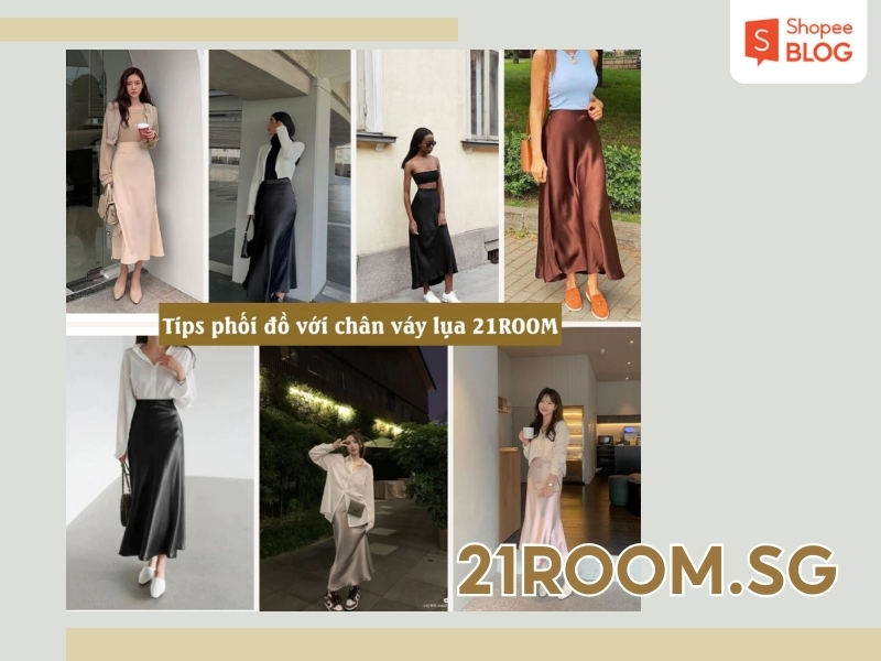 Shop bán chân váy dài 21room.sg