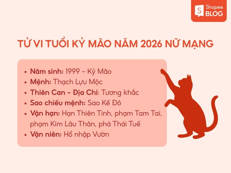 Tử vi trọn đời tuổi Kỷ Mão 1999