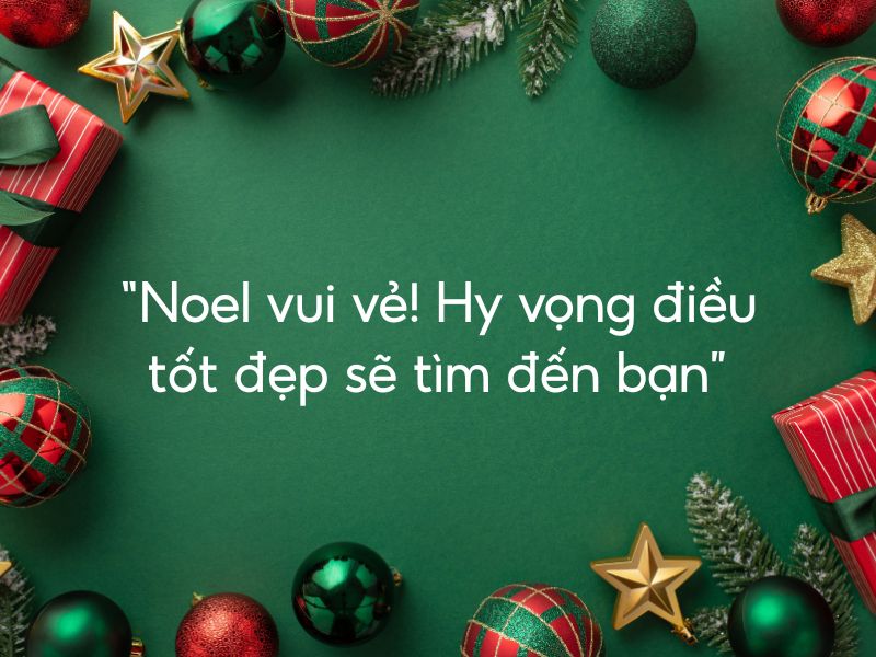 câu chúc noel để đăng lên mạng xã hội