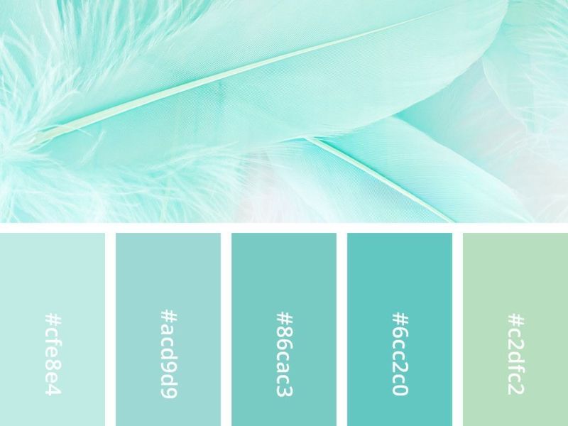 Các loại màu xanh ngọc 
