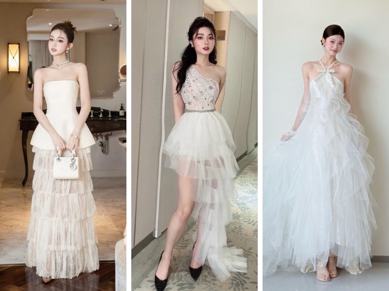 Chọn đầm tầng khi đi dự tiệc 