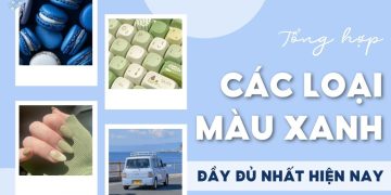 các loại màu xanh