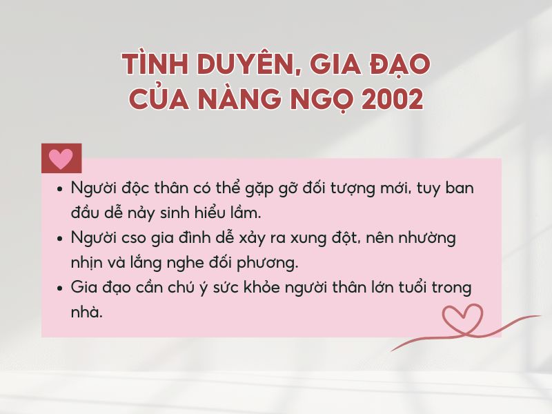 Tổng quan về gia đạo và tính duyên của nữ Nhâm Ngọ năm 2026