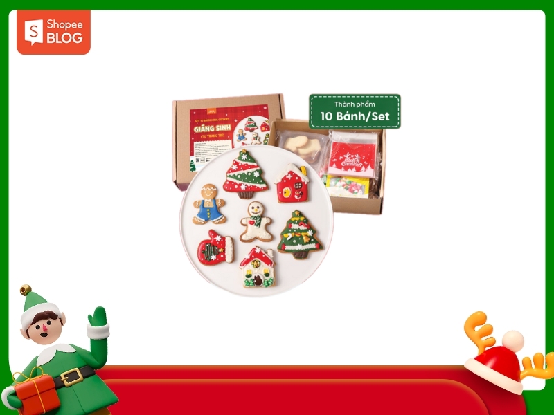 quà tặng Socola hoặc bánh quy Giáng Sinh