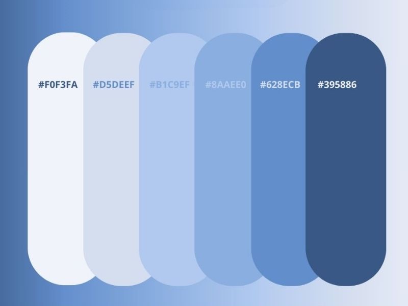 Các phân loại màu xanh navy