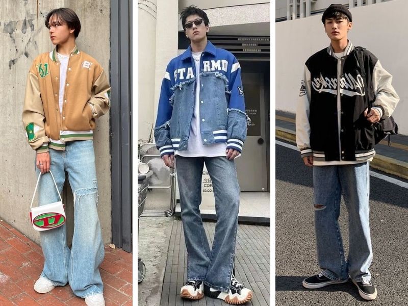 Gợi ý outfit Tết cho nam với áo bomber