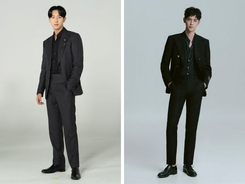 Cách phối vest nam với giày Brogues nam