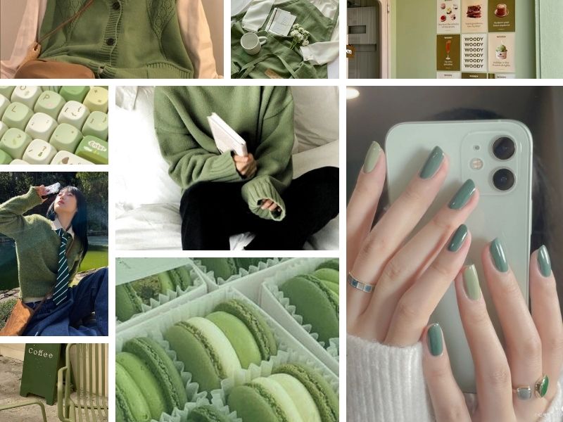 Các loại màu xanh lục