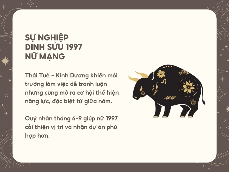 Sự nghiệp tuổi Đinh Sửu năm 2026 năm mạng