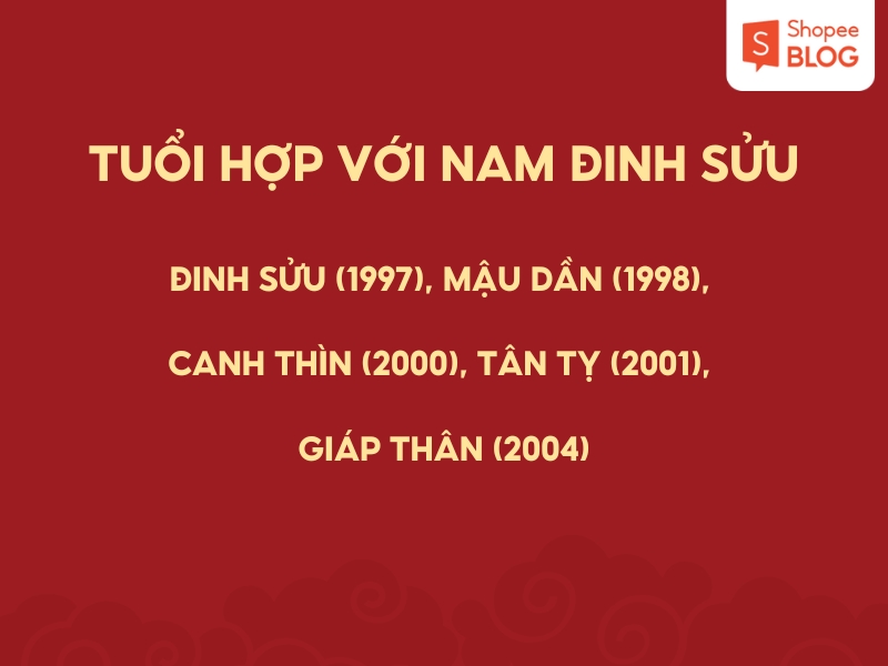 Tuổi hợp với nam 1997