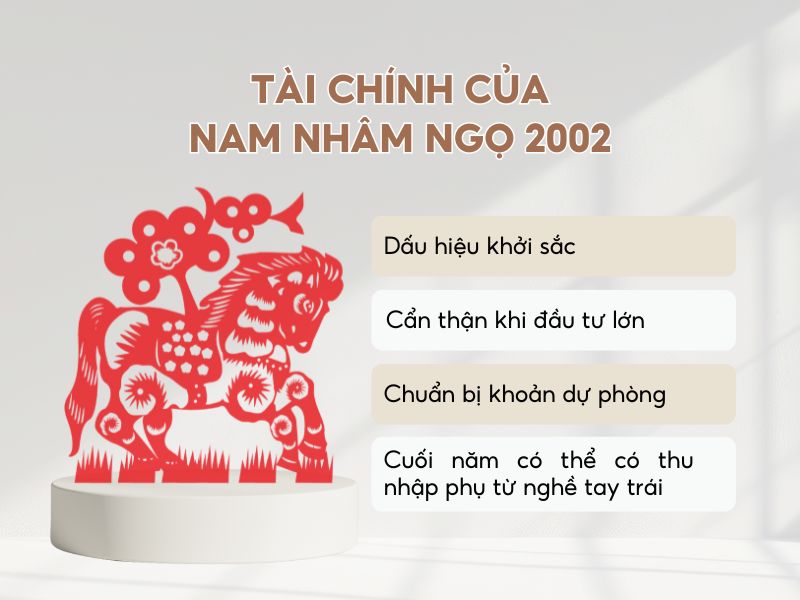 Tài chính của nam Nhâm Ngọ năm 2026