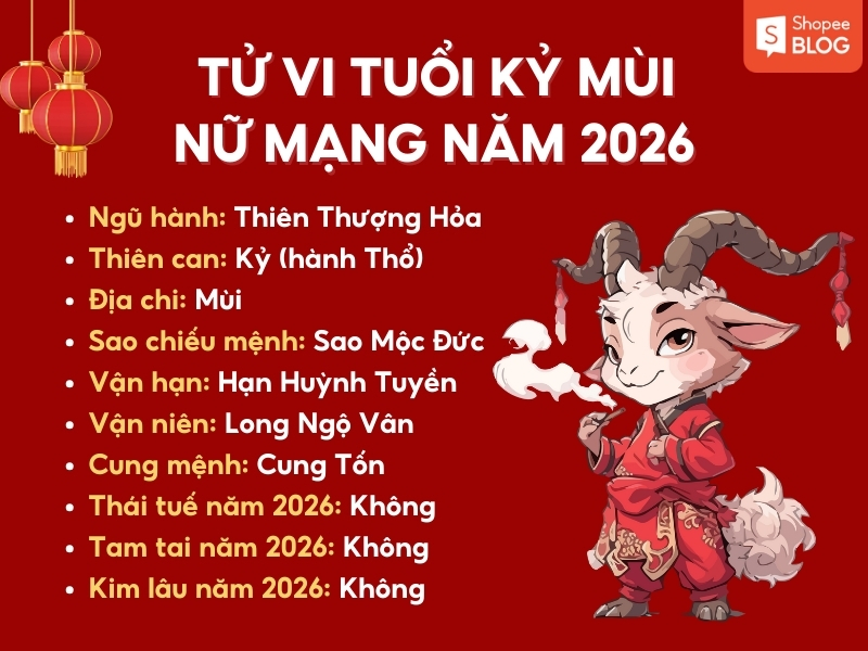 lá số tử vi tuổi kỷ mùi năm 2026