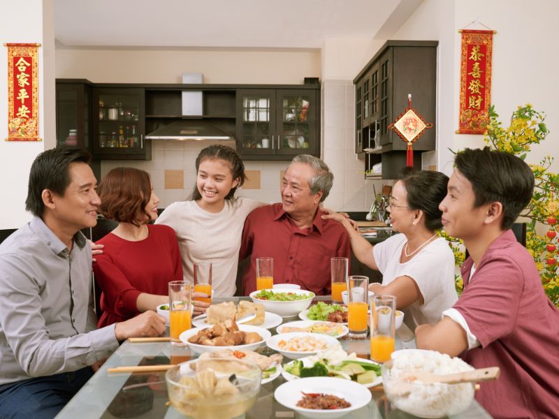 lưu ý tặng quà tết cho bố mẹ chồng