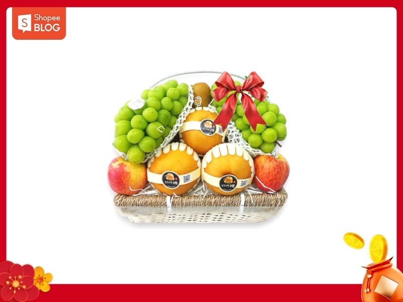 Giỏ quà trái cây sang trọng