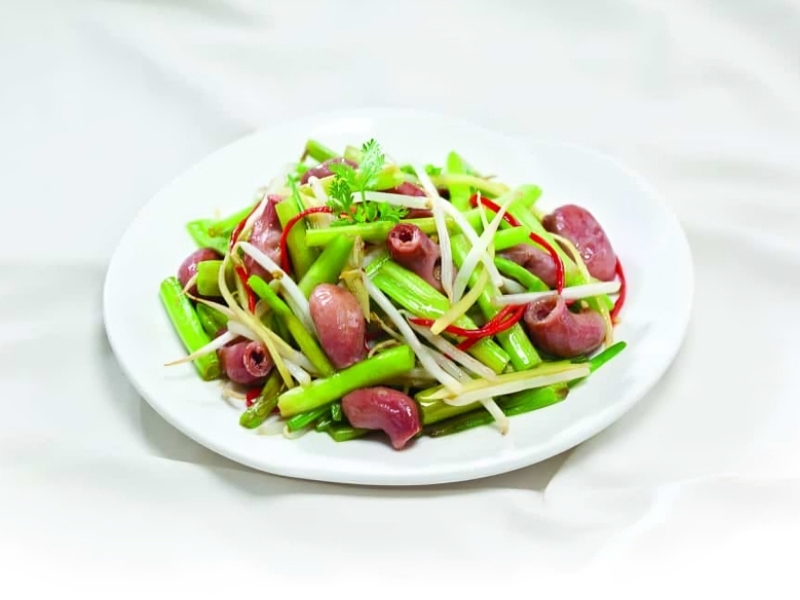 Bao tử cá xào cần tây