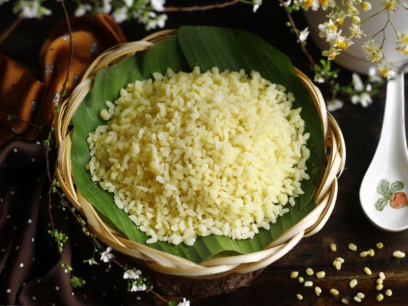 Xôi đỗ xanh cho ngày Tết miền Tung 