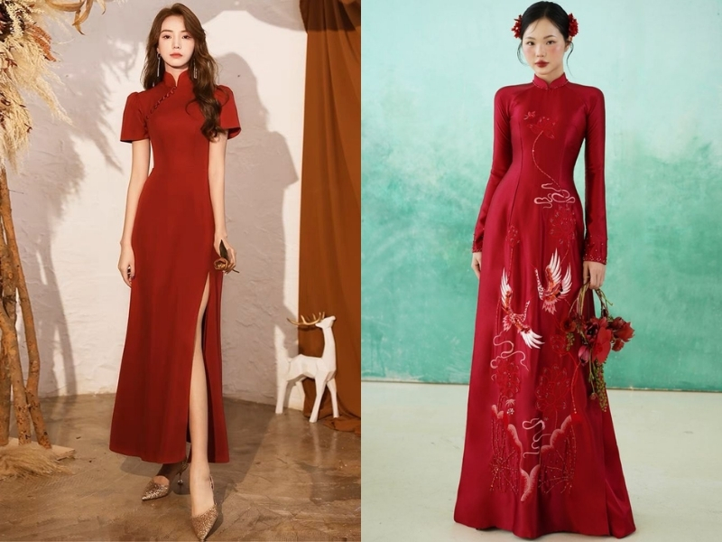 phân biệt áo dài và sườn xám