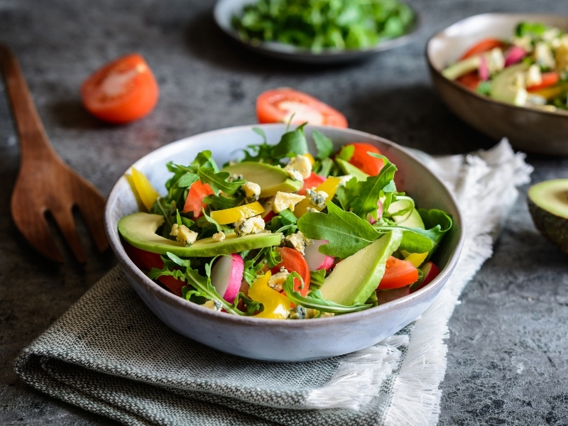Salad rau xanh giải ngấy mùa Tết