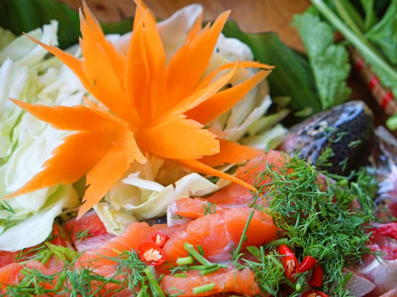 hoa từ cà rốt
