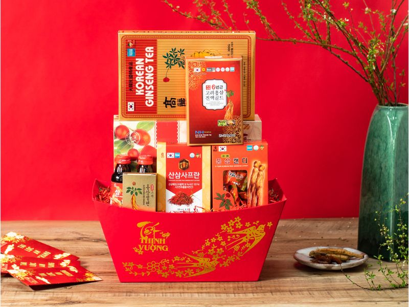 Giỏ quà Tết sức khỏe độc lạ
