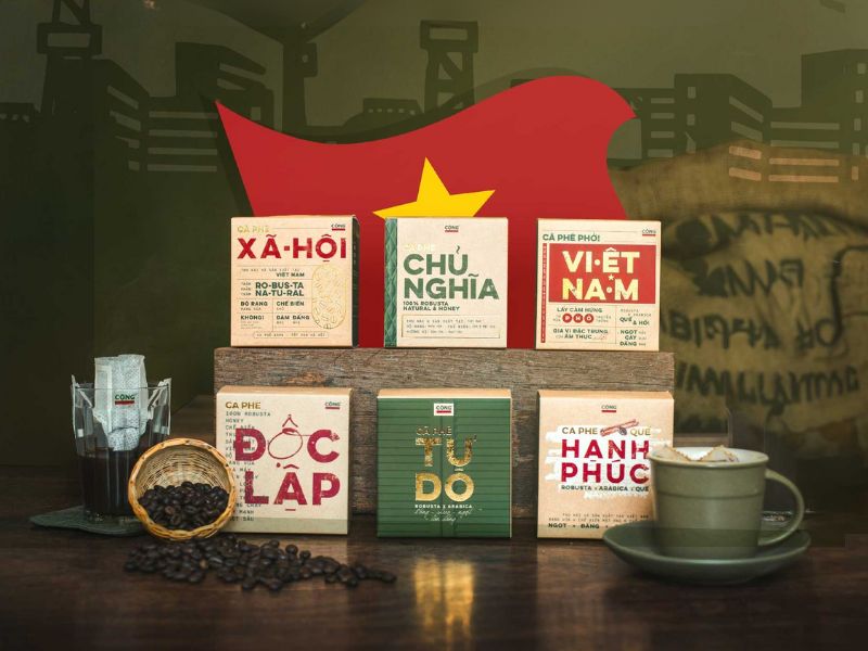 Set quà tặng Tết cà phê độc lạ