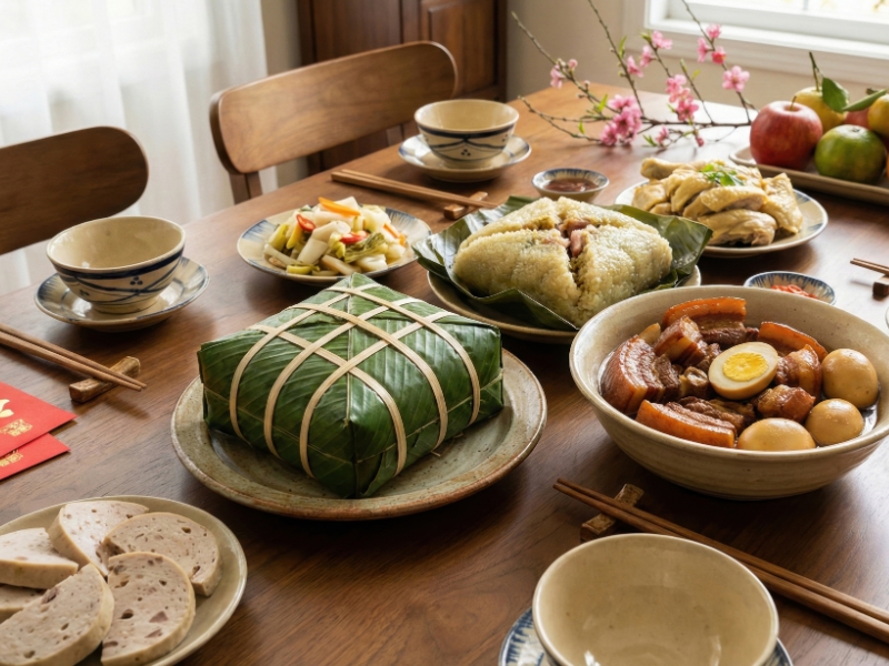 Mâm cỗ ngày Tết hiện đại