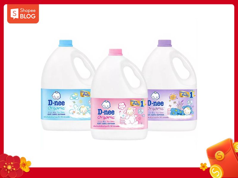 nước xả quần áo dnee