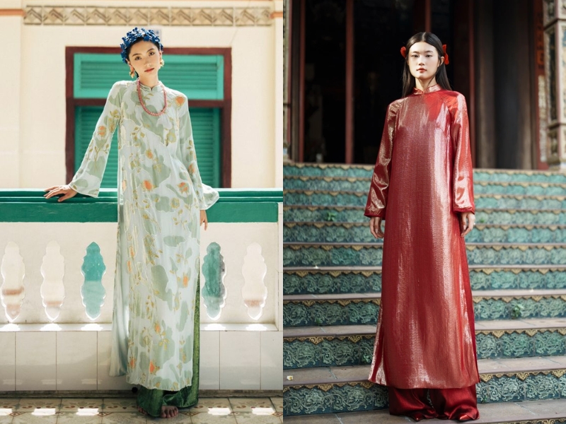 Áo dài suông truyền thống
