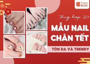 nail chân Tết