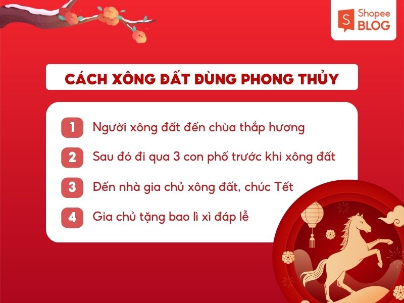 Cách xông đất đầu năm đúng phong thủy