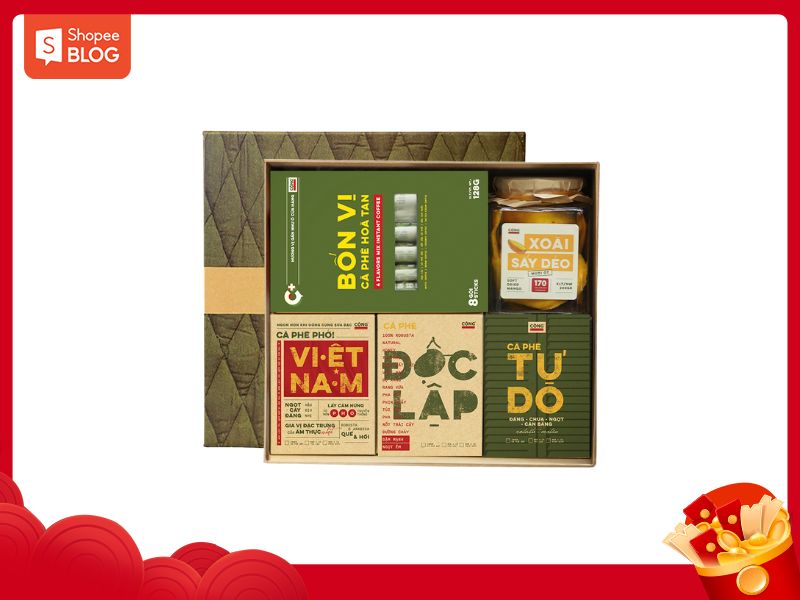 Set quà tặng Tết cà phê độc đáo