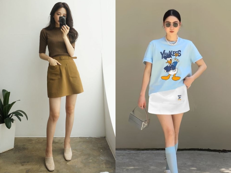 Phối đồ đi chơi tết cho học sinh cấp 2 với áo phông