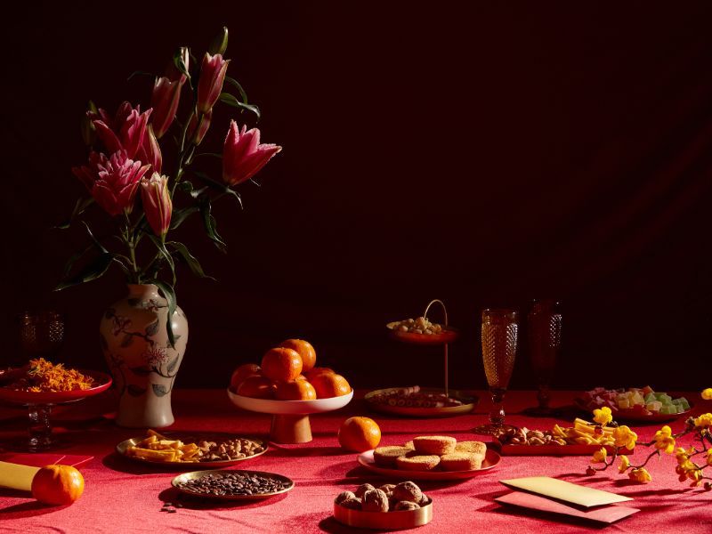 trang trí chậu hoa