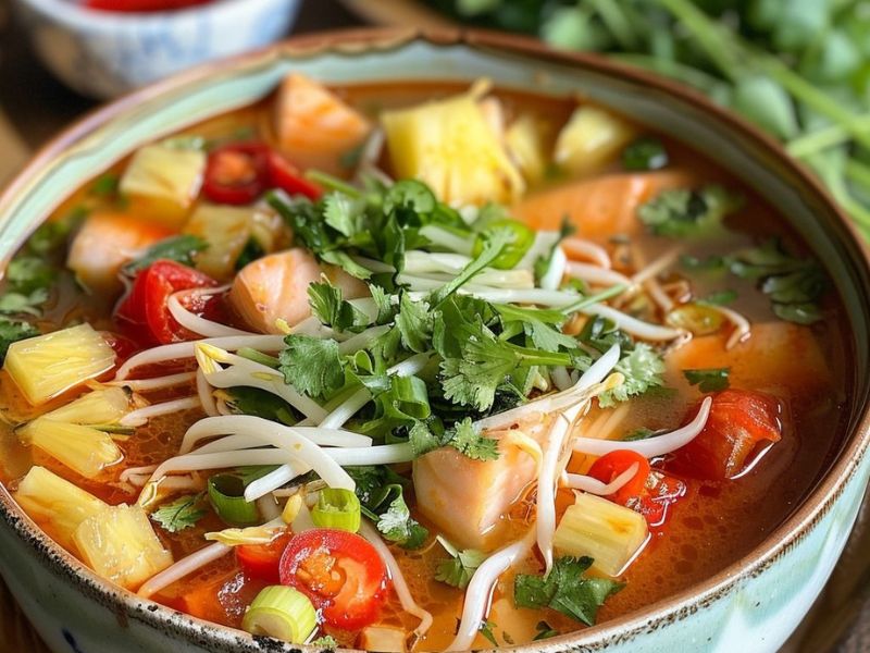Canh chua là món canh ngày tết