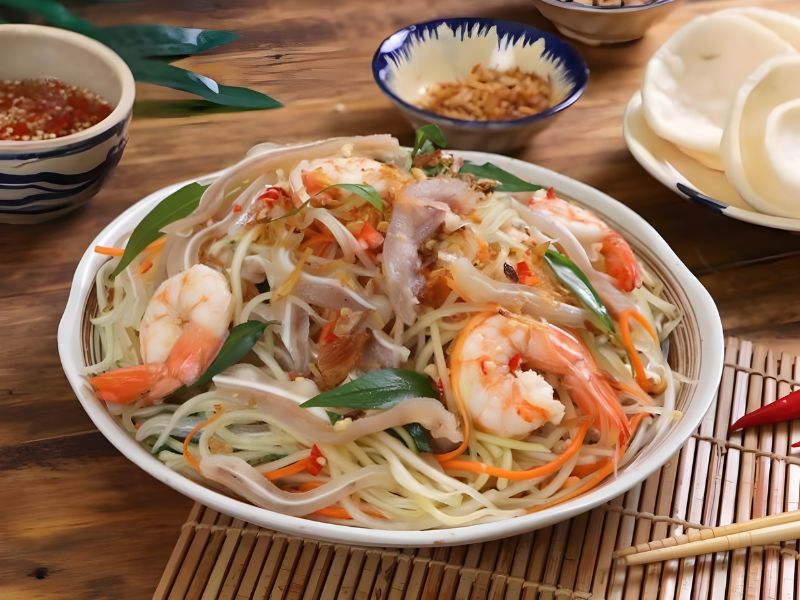 các món nộm ngày tết nộm đu đủ