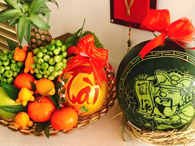 mâm ngũ quả tài lộc