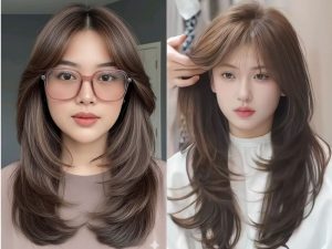 Tóc duỗi cúp tự nhiên 