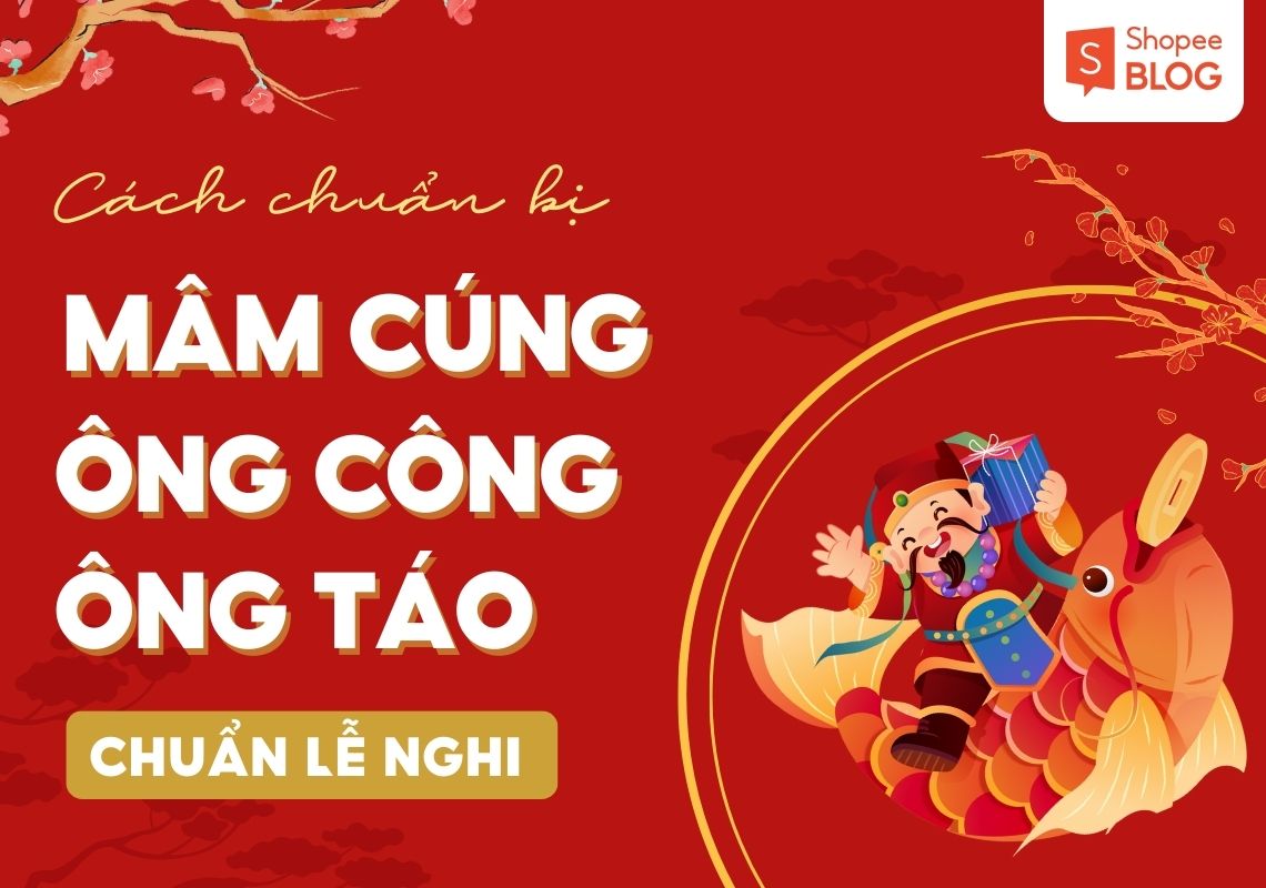 mâm cúng ông Công ông Táo