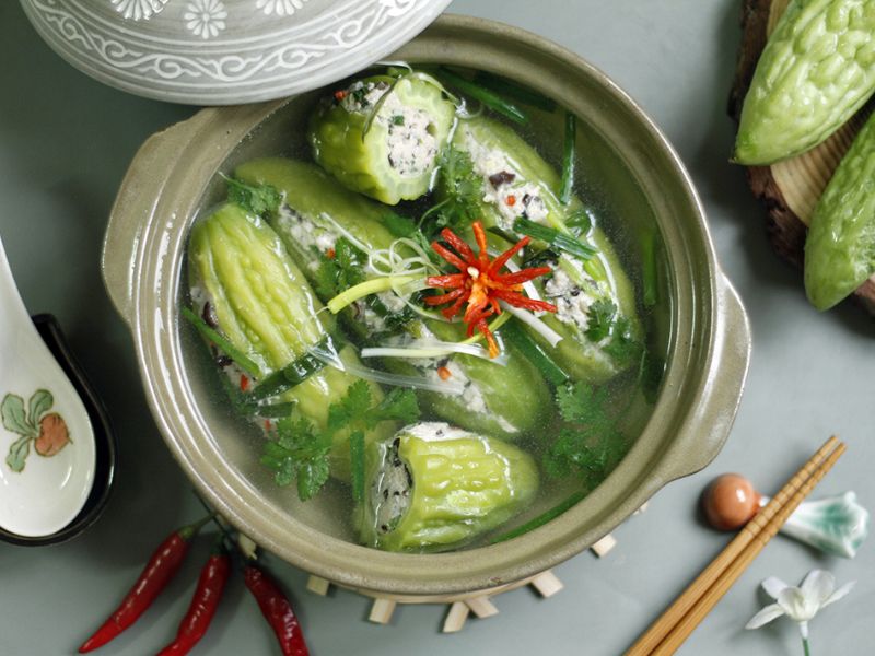 canh khổ qua món ngon sau tết