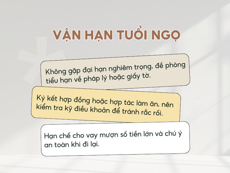 Vận hạn của tuổi Ngọ năm 2026